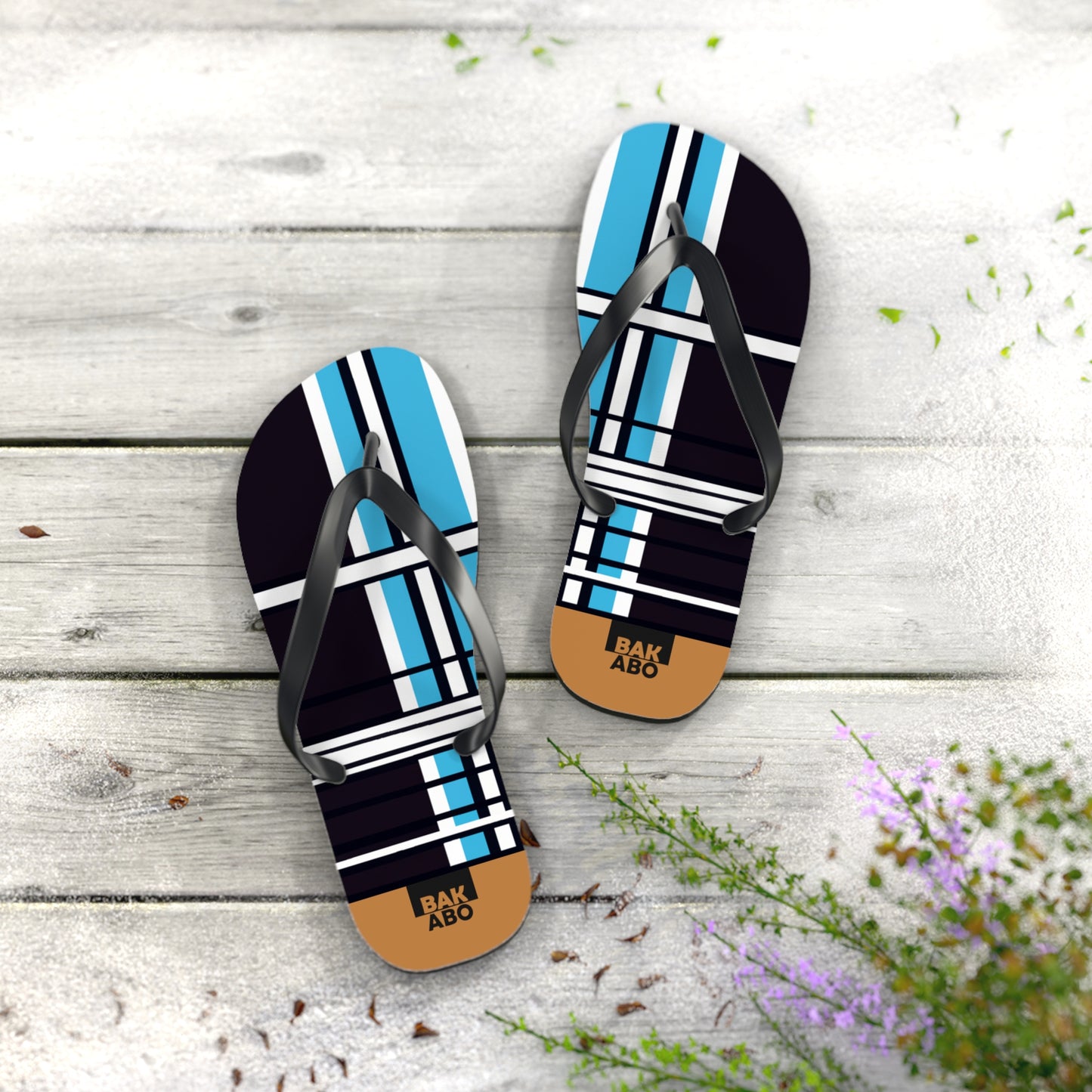 StripeWalk (BKS)🐚Flip Flops - bakabo.club