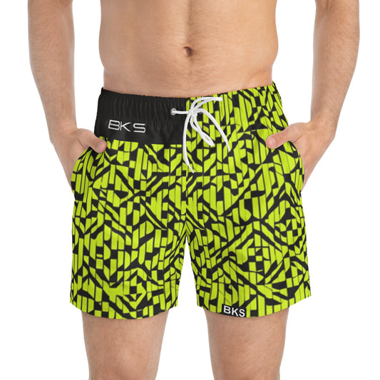 Pulse Surge™ Swim Trunks — worn, studio