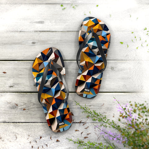 BKS Hours Mosaic Triangle™ Flip Flops