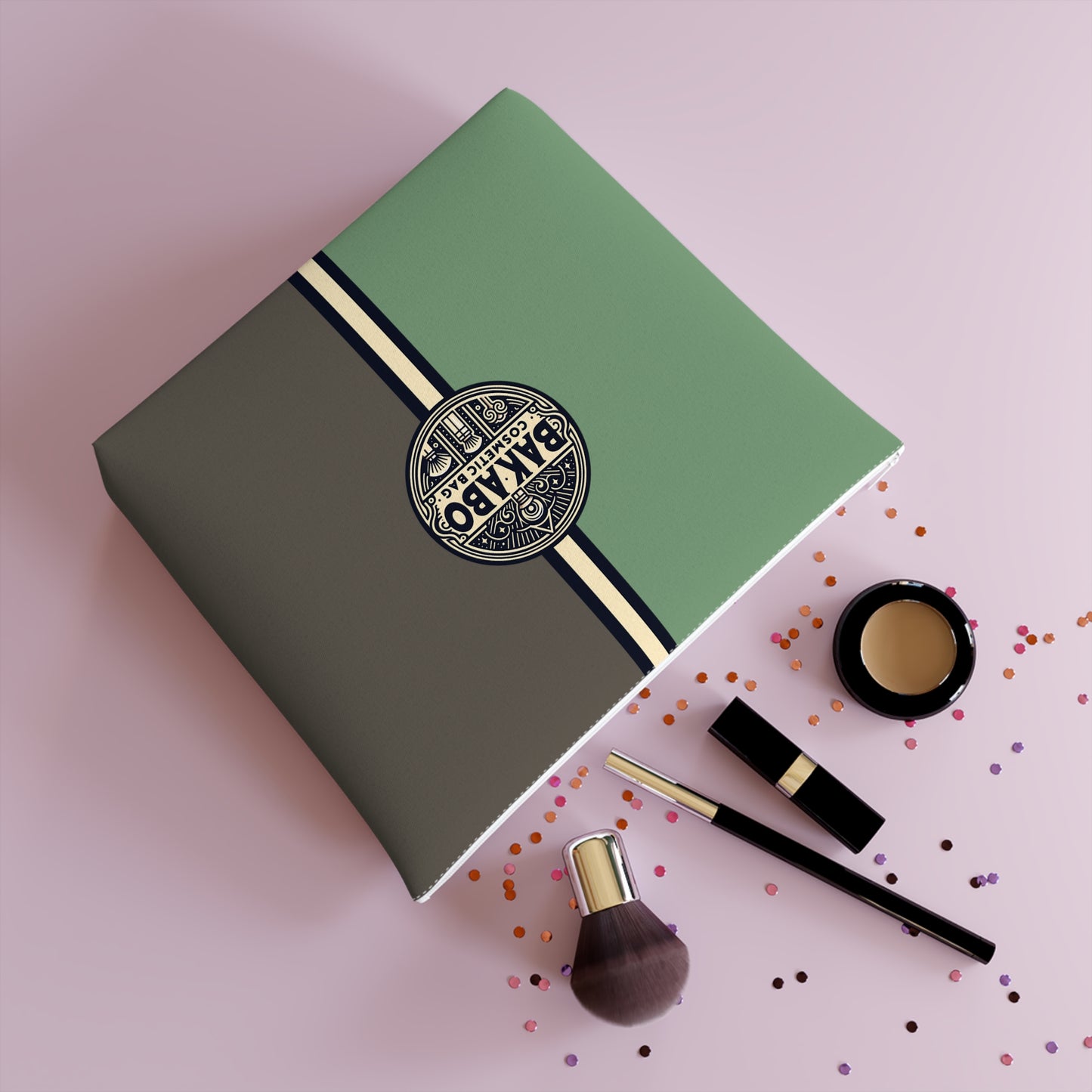 DuoTone (BKS)💄Cotton Cosmetic Bag - bakabo.club