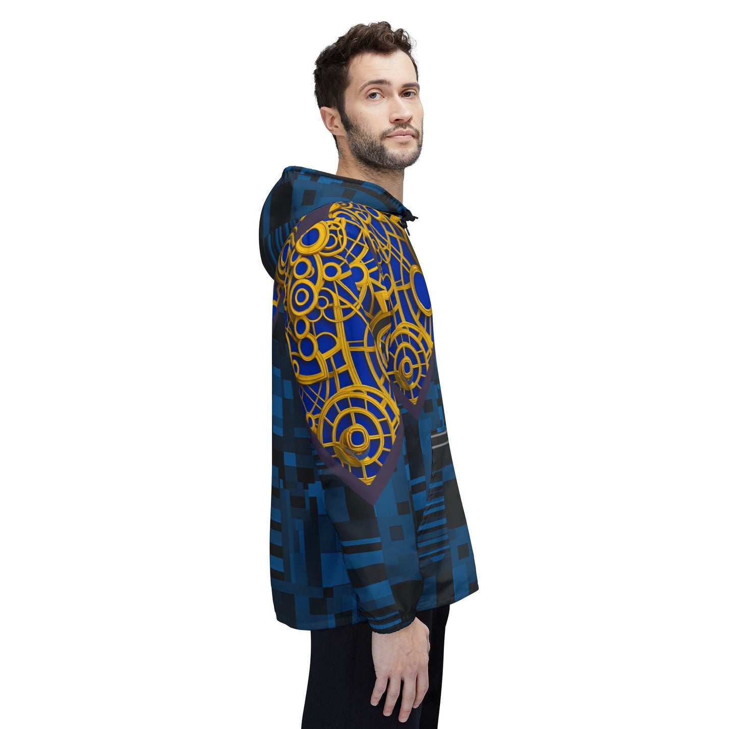 BKS Glyph Orbit™ Windbreaker Printify bakabo.club