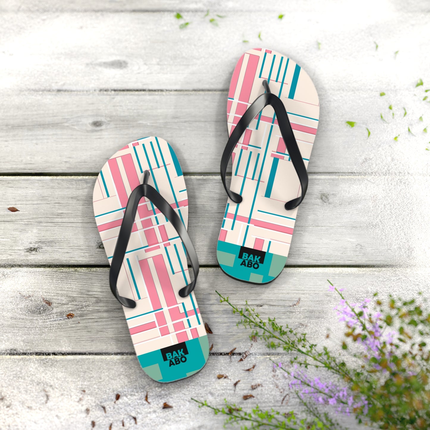 Graphite Stride (BKS)🍸Flip Flops - bakabo.club