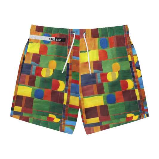 Mosaic Mirage (BKS)🩳Swim Trunks - bakabo.club