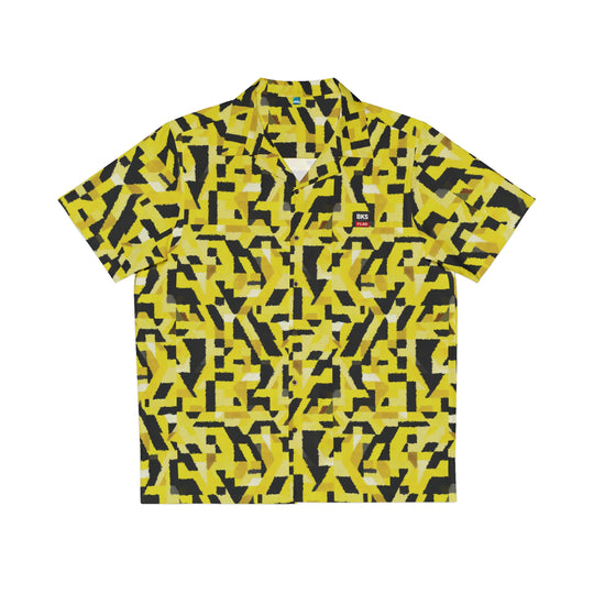 BKS Flag Yellow Camo™ Camicia hawaiana