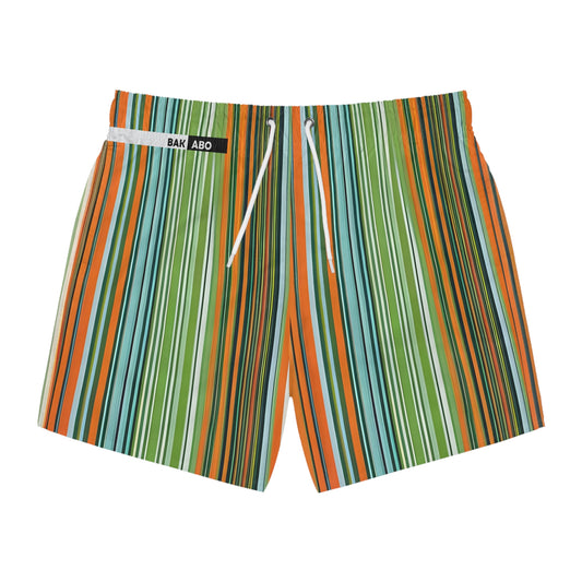 Colorful lines (BKS)🩳Swim Trunks - bakabo.club