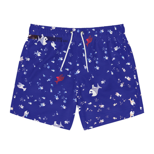 Acqua Blue (BKS)🐟Swim Trunks - bakabo.club