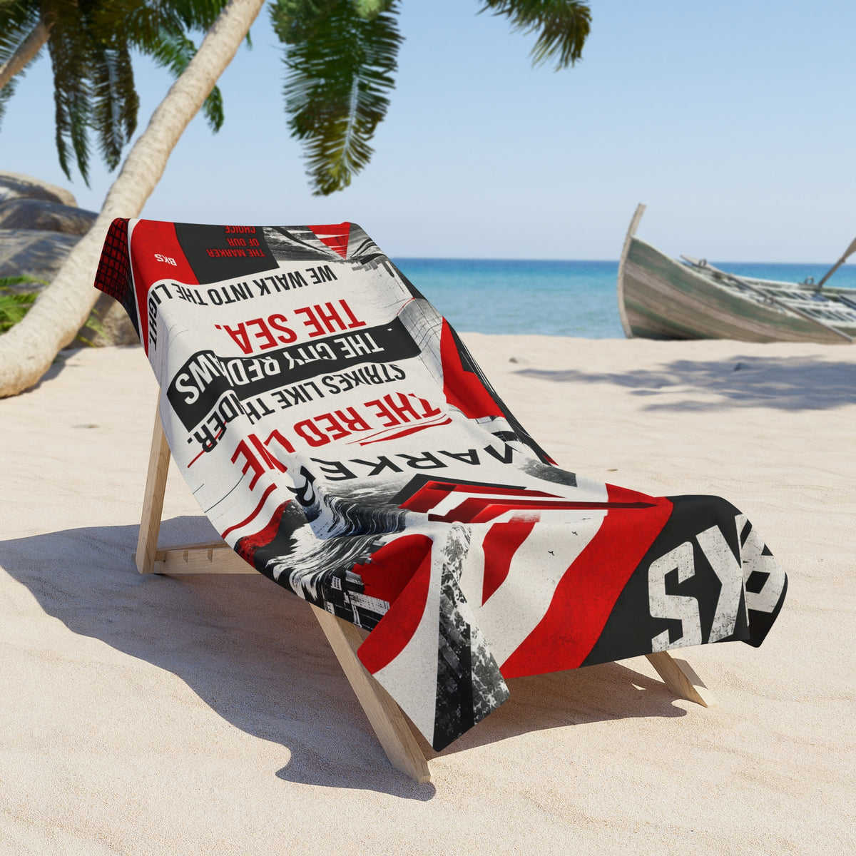 BKS Marker Verse™ Beach Towel — view 5