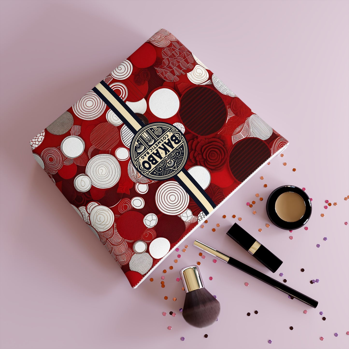 RedCircle (BKS)💄Cotton Cosmetic Bag - bakabo.club
