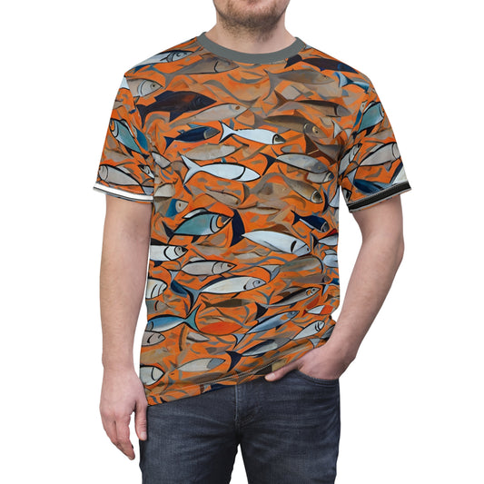 Aquatic Odyssey (BKS)🐠Unisex Cut & Sew Tee - bakabo.club