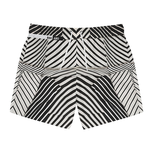 B&W Waves (BKS)🖤Swim Trunks - bakabo.club