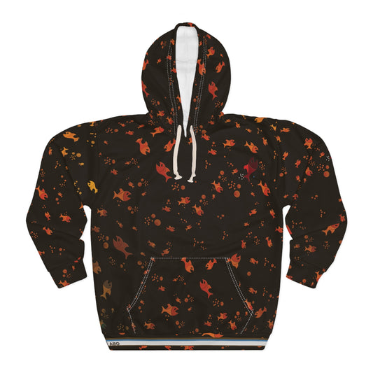 Autumn Leaves All-Over Print Hoodie Printify bakabo.club