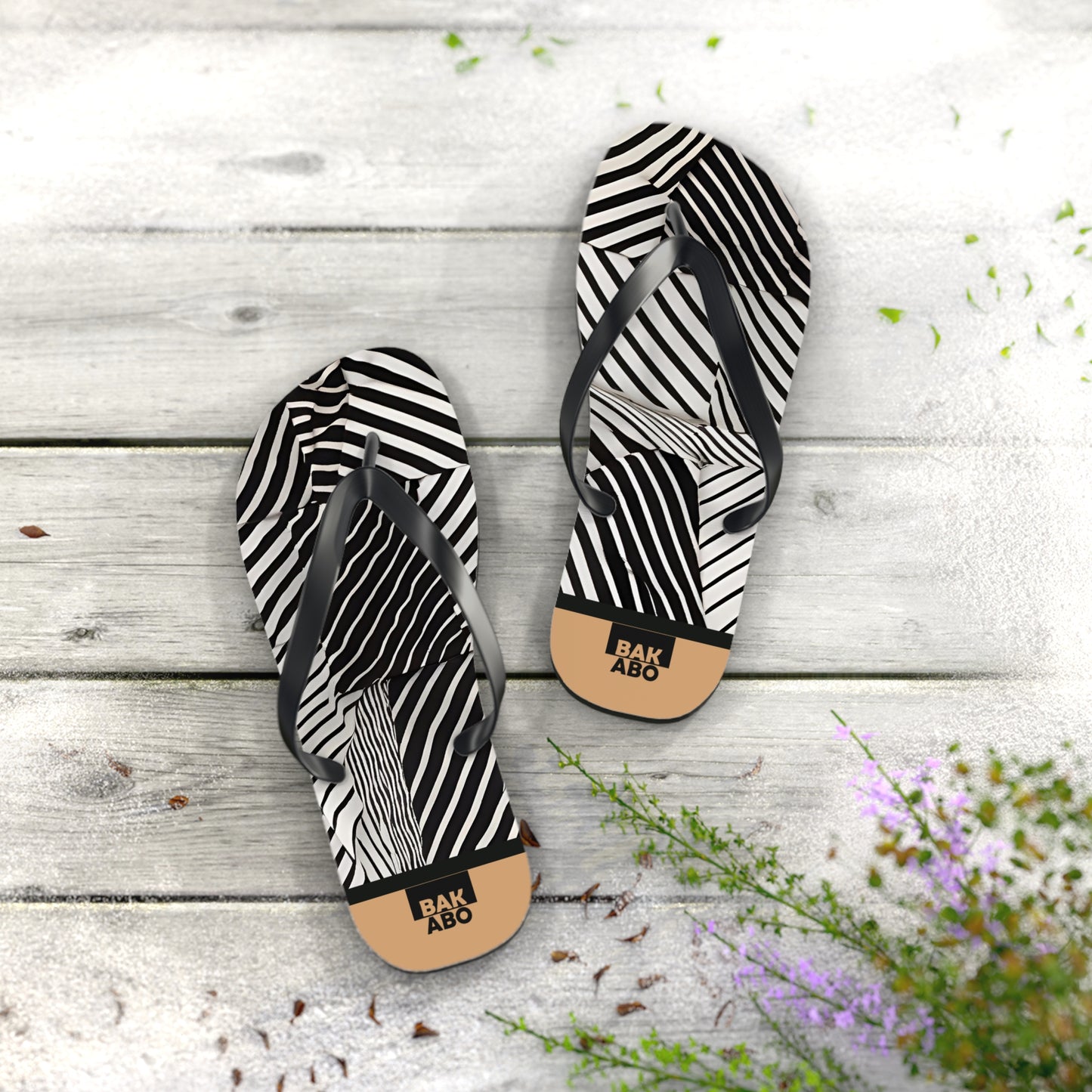 Quake Lines (BKS)🖤Flip Flops - bakabo.club