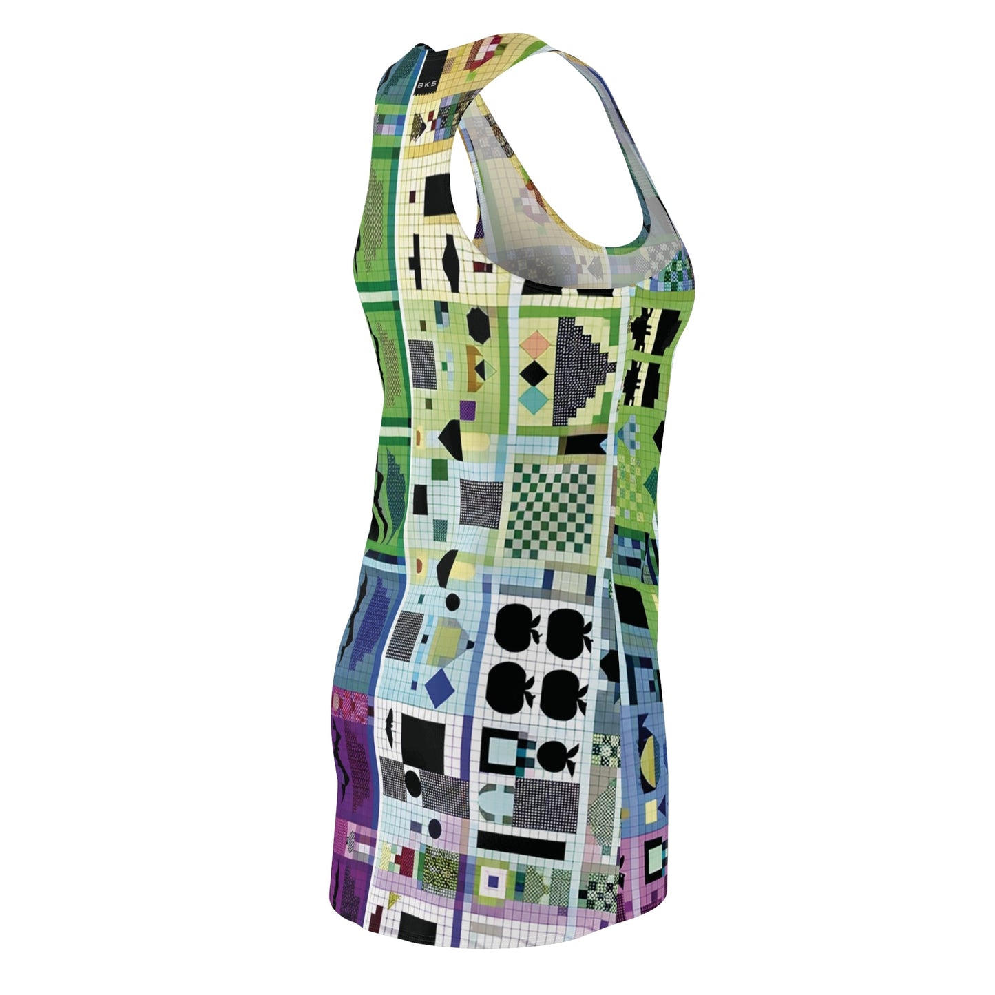 BKS Token Grid™ Racerback Dress Printify bakabo.club