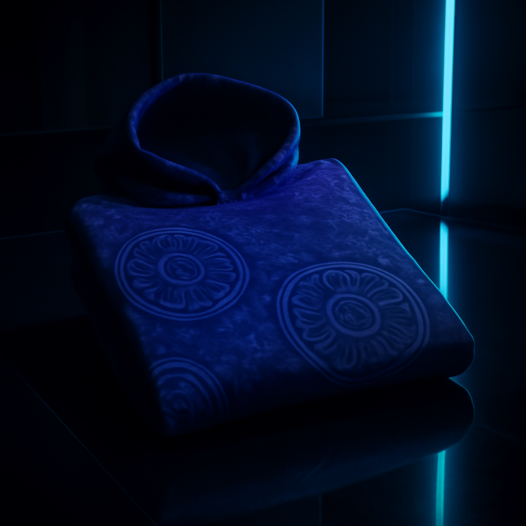 BKS Token Vault -- cipher pattern on dark glass editorial square