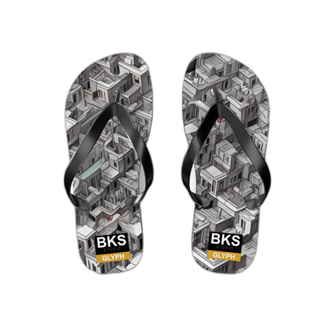BKS Glyph Tile™ Flip Flops