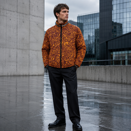 BKS Marker Scrawl Puffer Jacket - BKS Marker Puffer Jacket