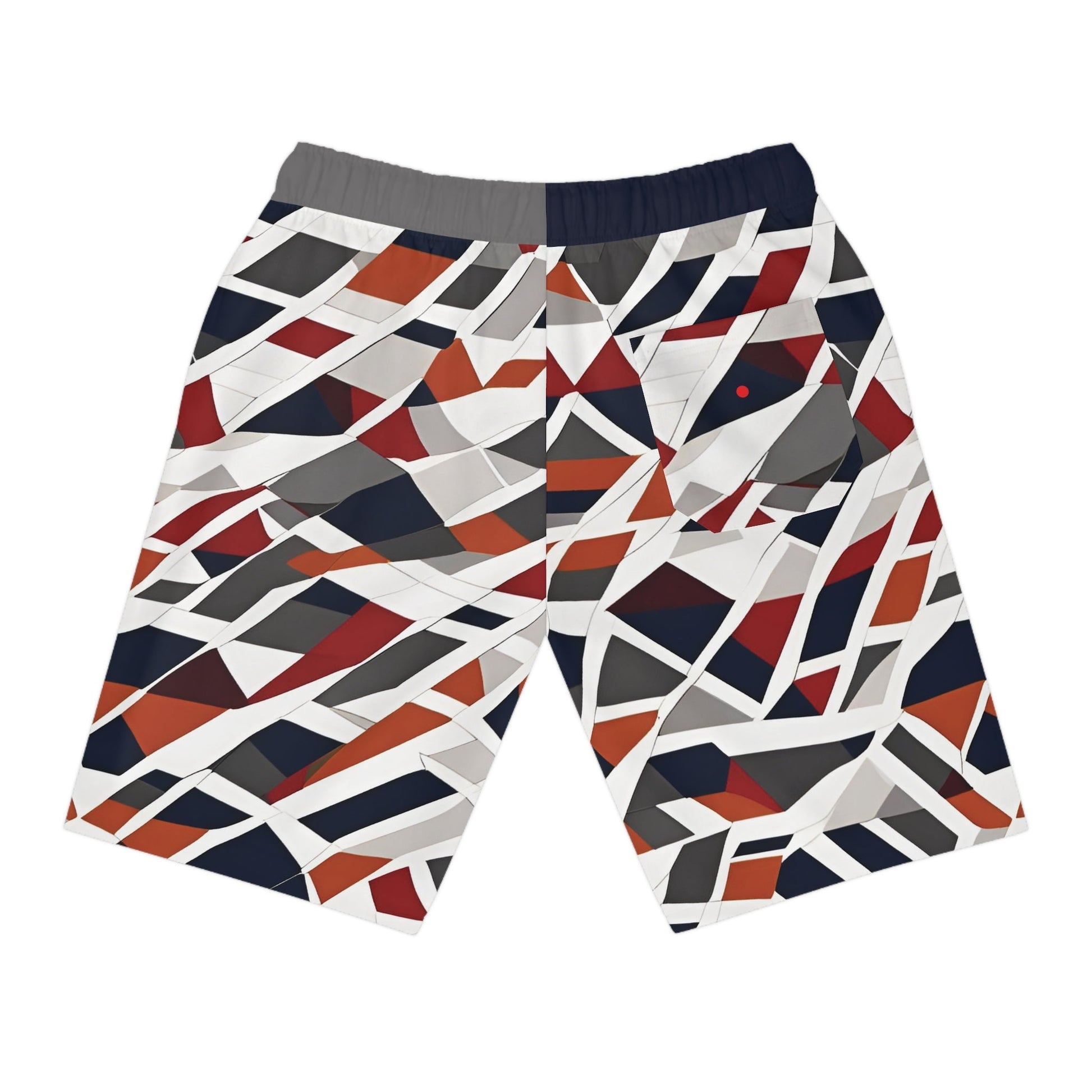 BKS Pulse Shard™ Athletic Long Shorts Printify bakabo.club