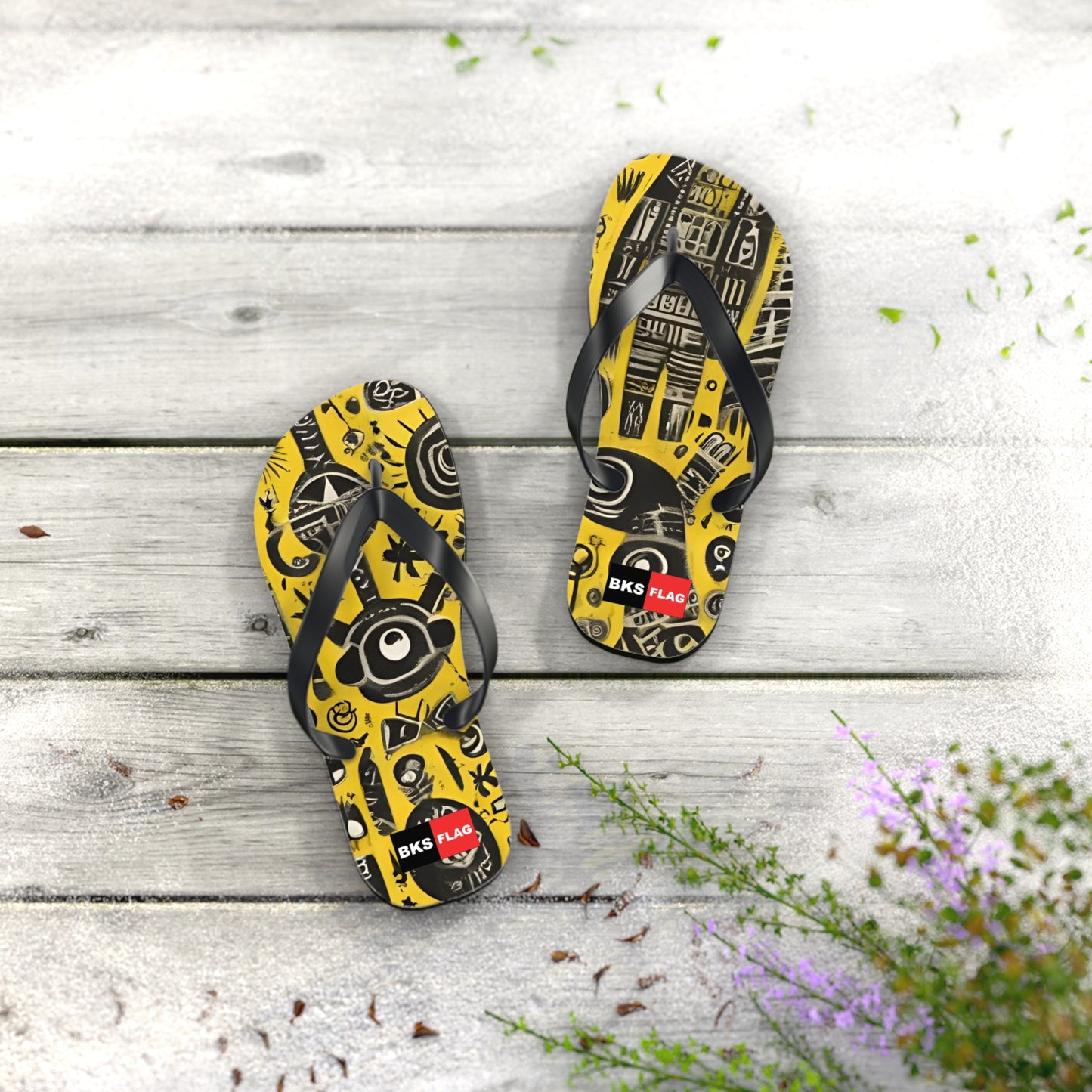 BKS Flag Basquiat™ Flip Flops