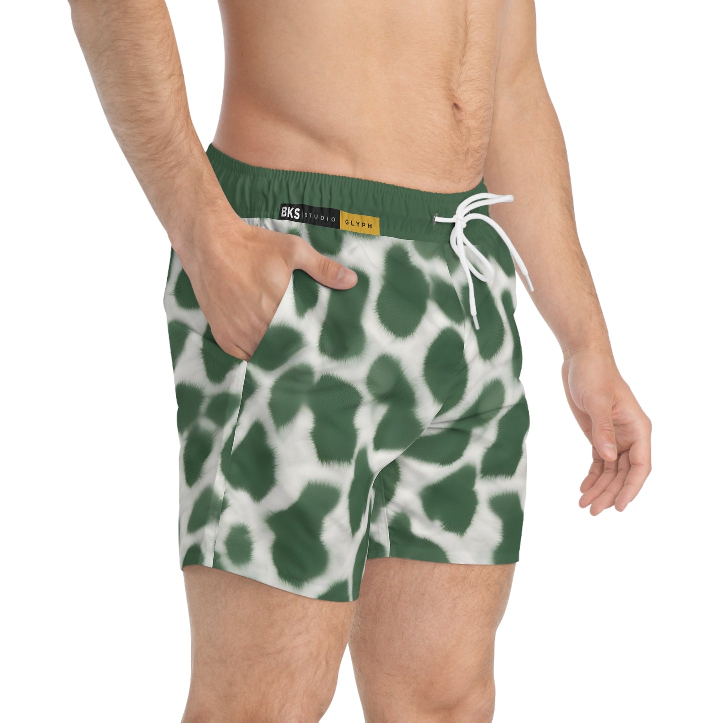 BKS Glyph Green™ Swim Trunks