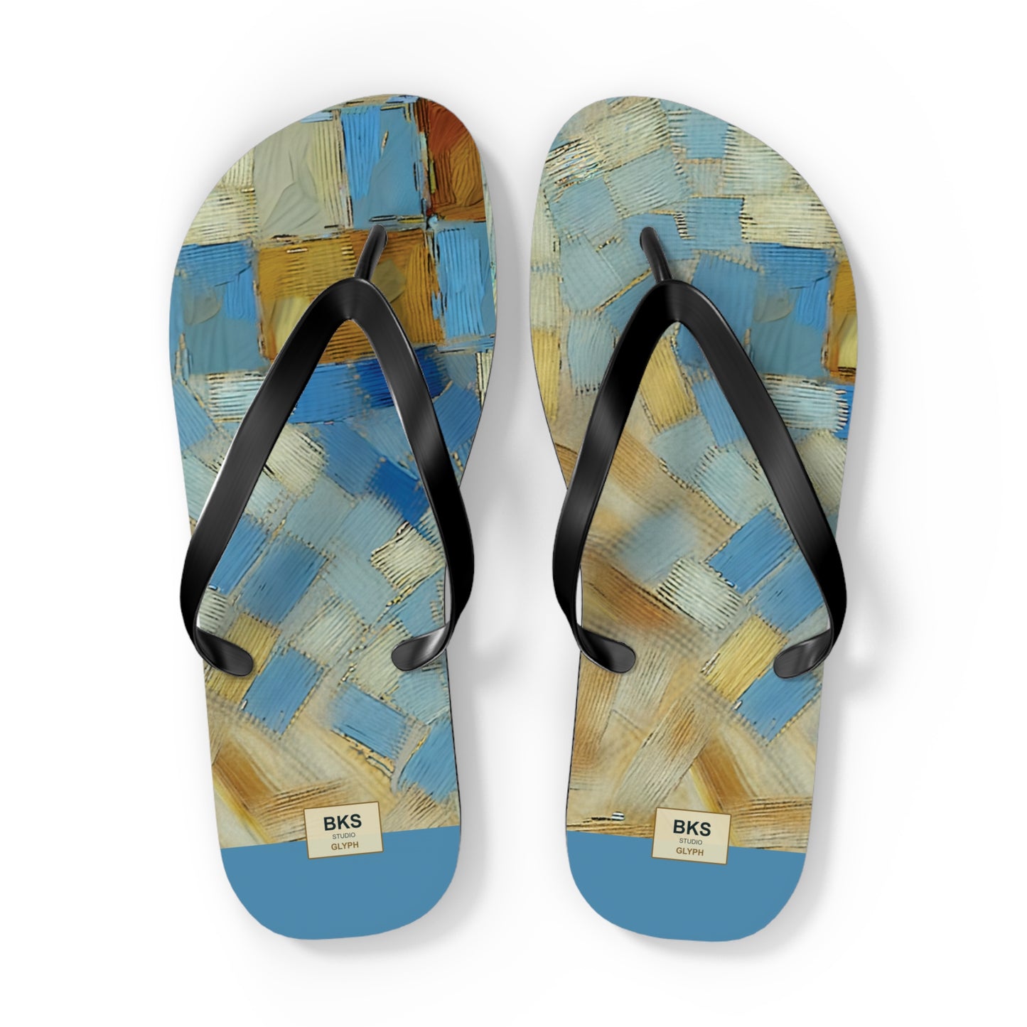 BKS Glyph Mosaic Tile™ Flip Flops