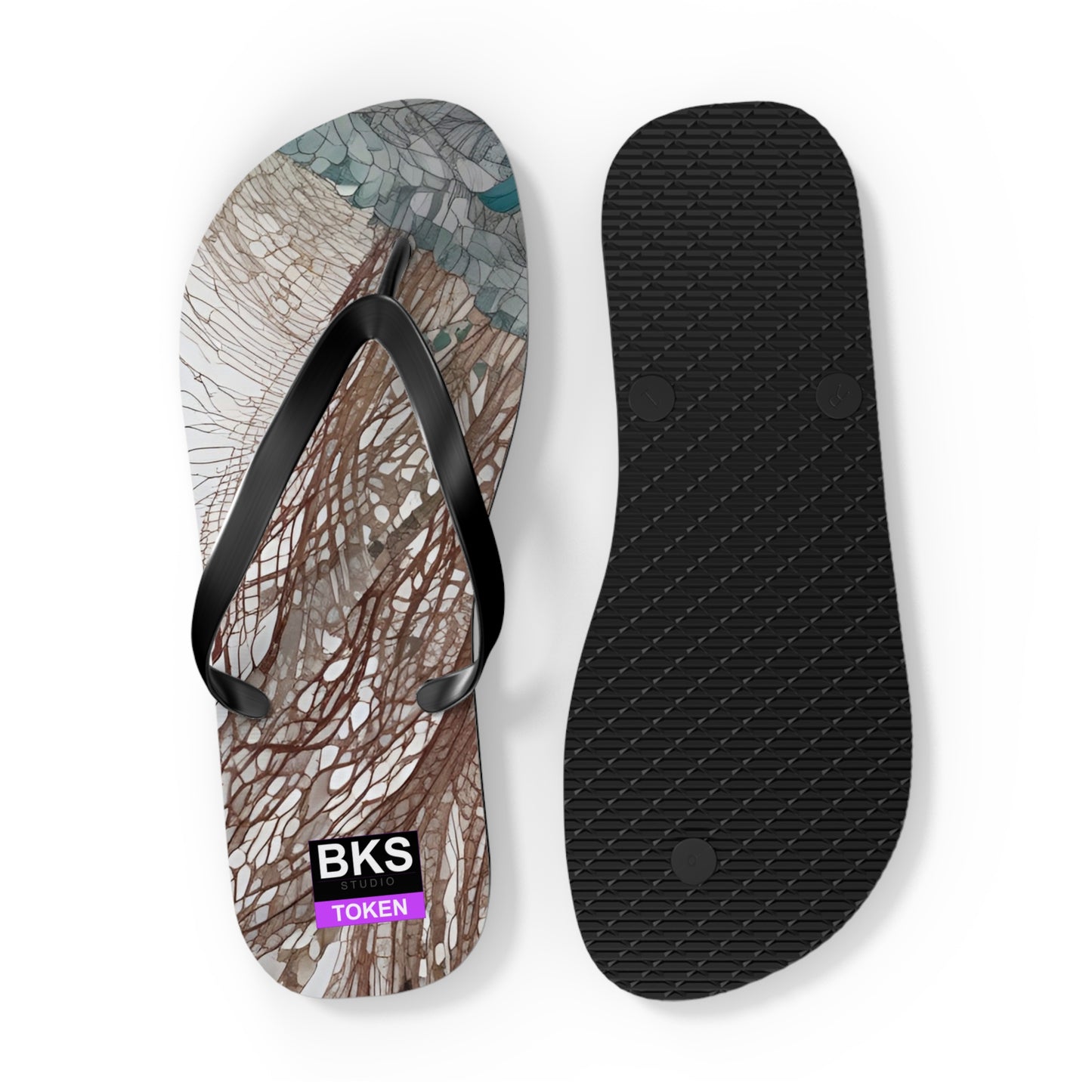 BKS Token Gold™ Flip Flops