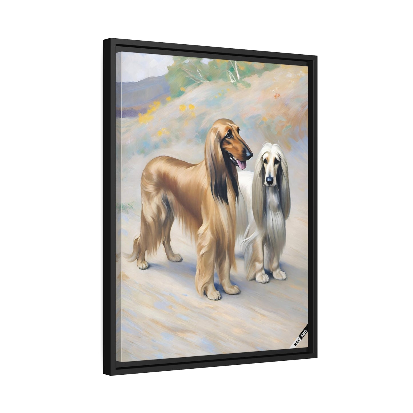 Afghan Greyhound (BKS)🐶Canvas