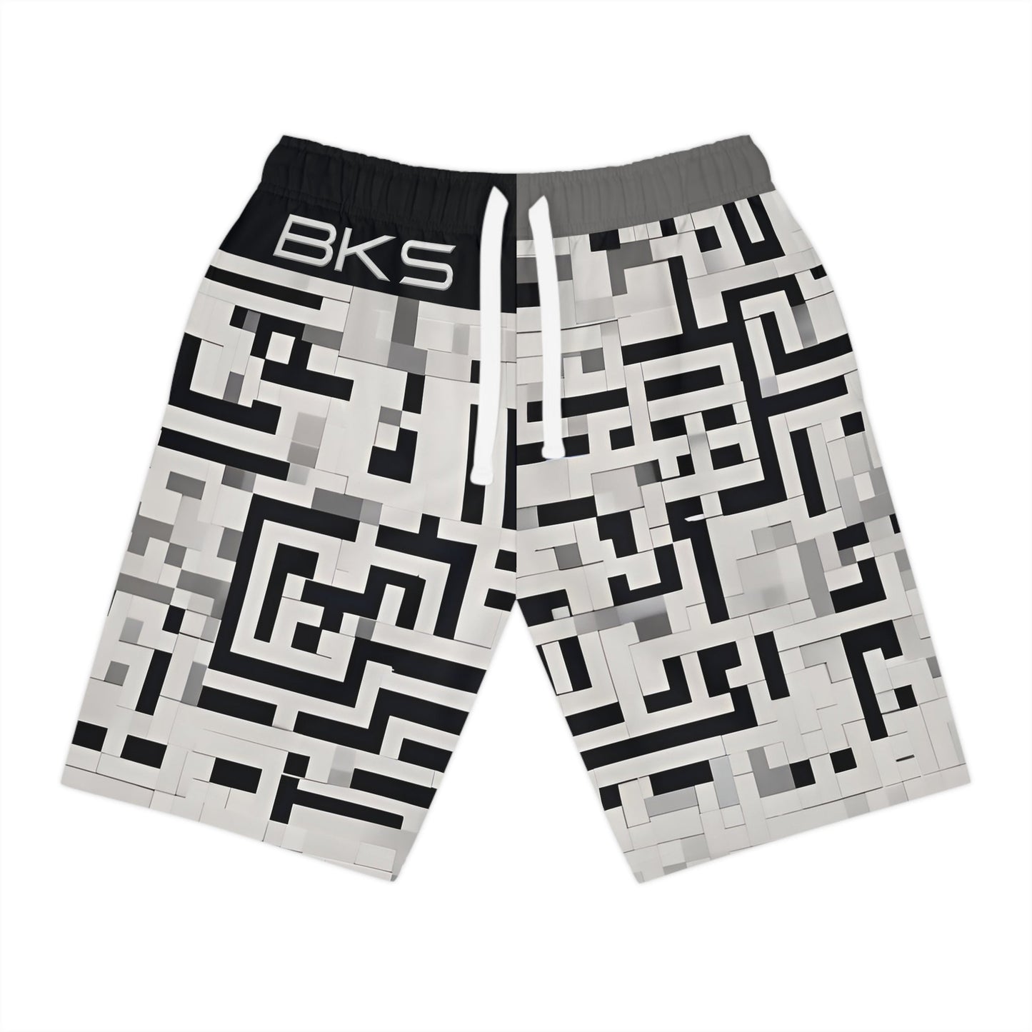BKS Token Maze™ Athletic Long Shorts Printify bakabo.club