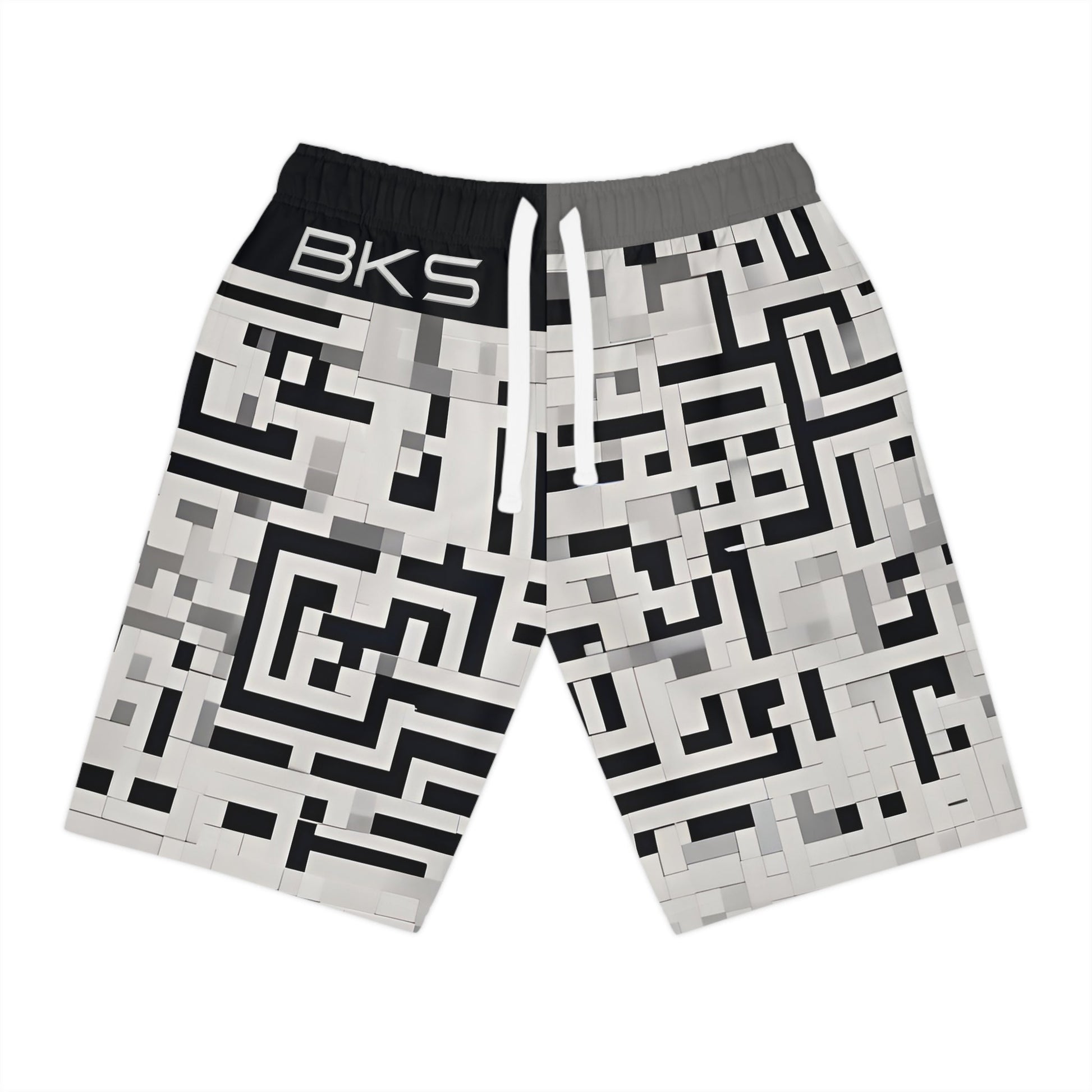BKS Token Maze™ Athletic Long Shorts Printify bakabo.club