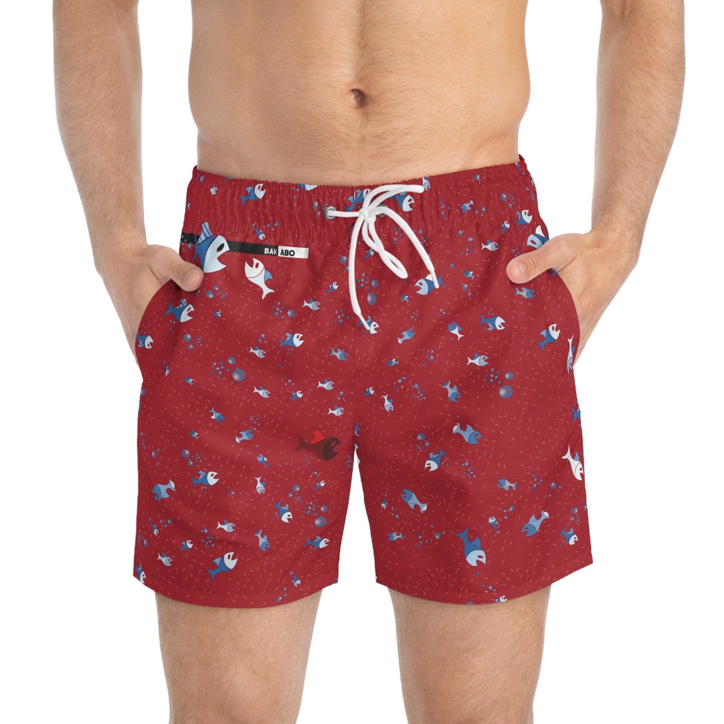 Acqua Red (BKS)🐠Swim Trunks