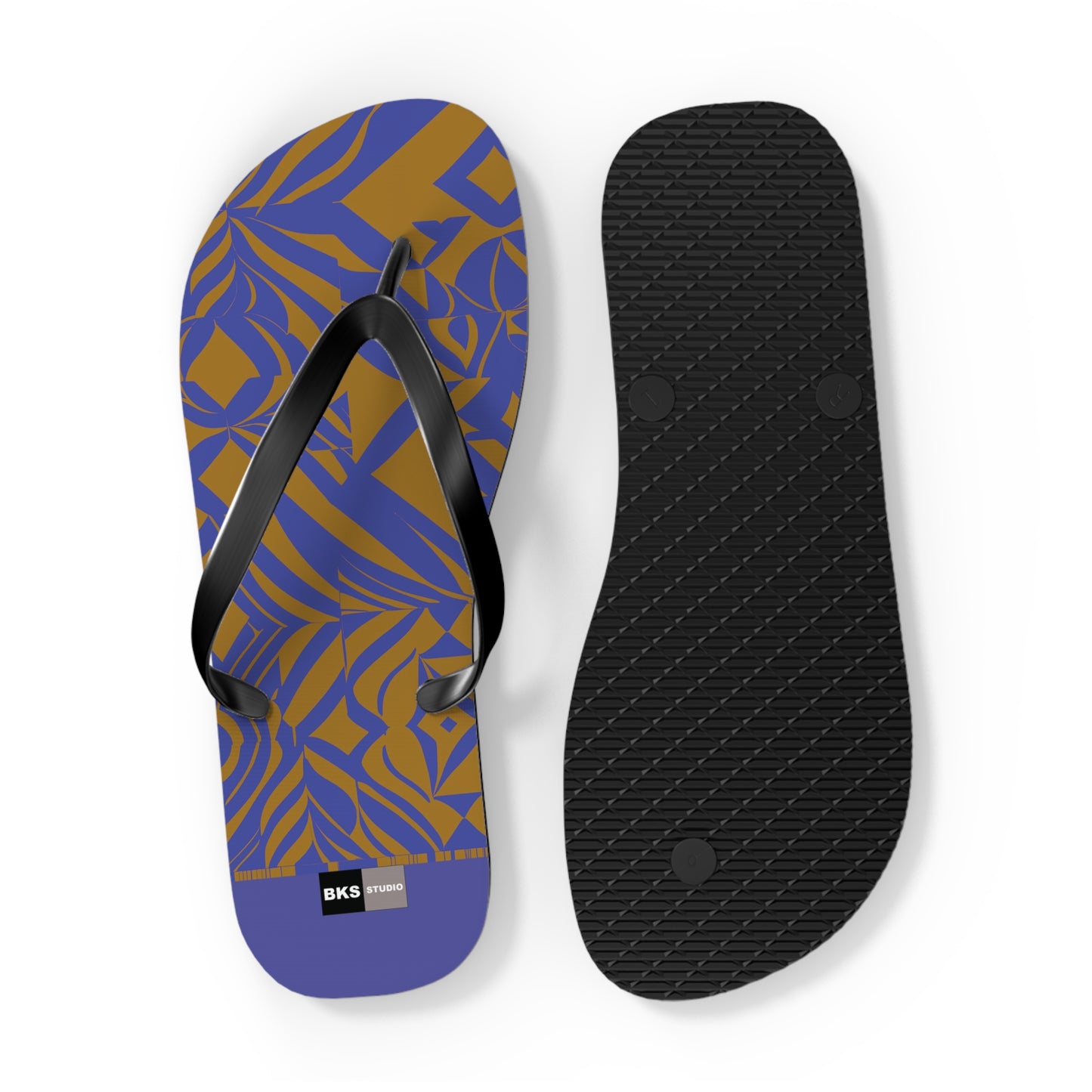 BKS Glyph Violet Gold™ Flip Flops