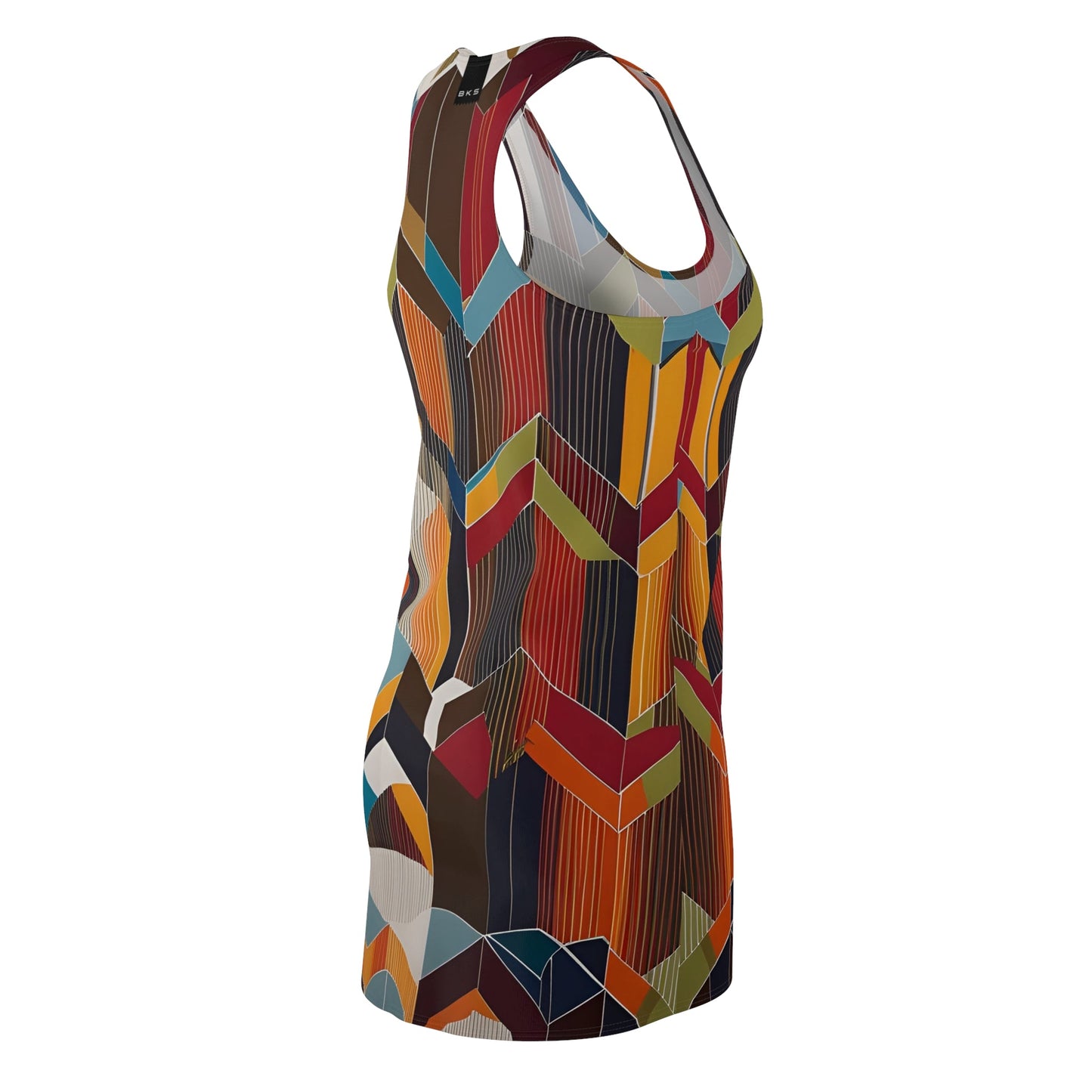 BKS Flag Prism™ Racerback Dress Printify bakabo.club