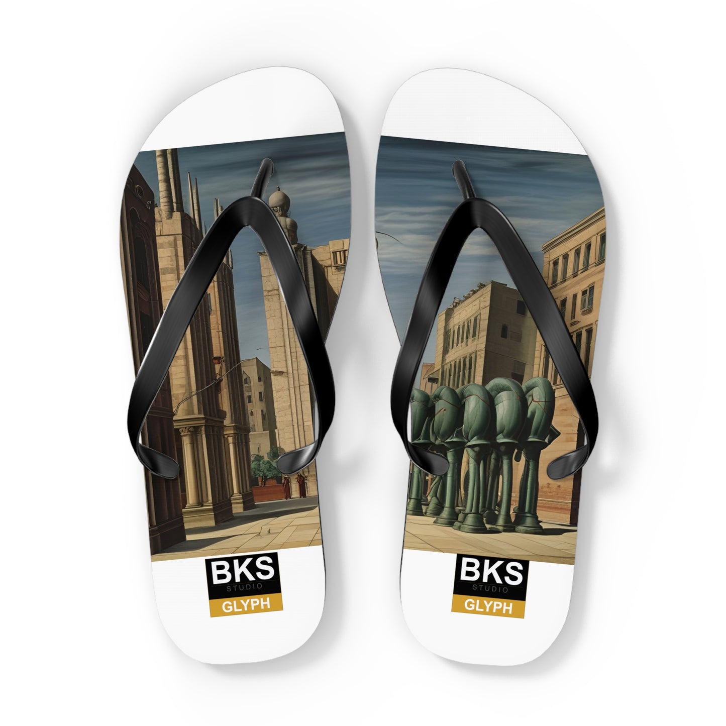 BKS Glyph Metaphysic™ Flip Flops