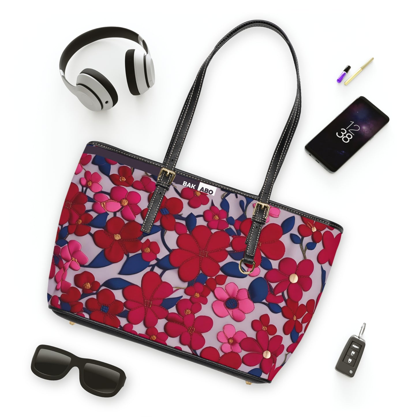 PatchPetals Satchel (BKS)🌺Shoulder Bag