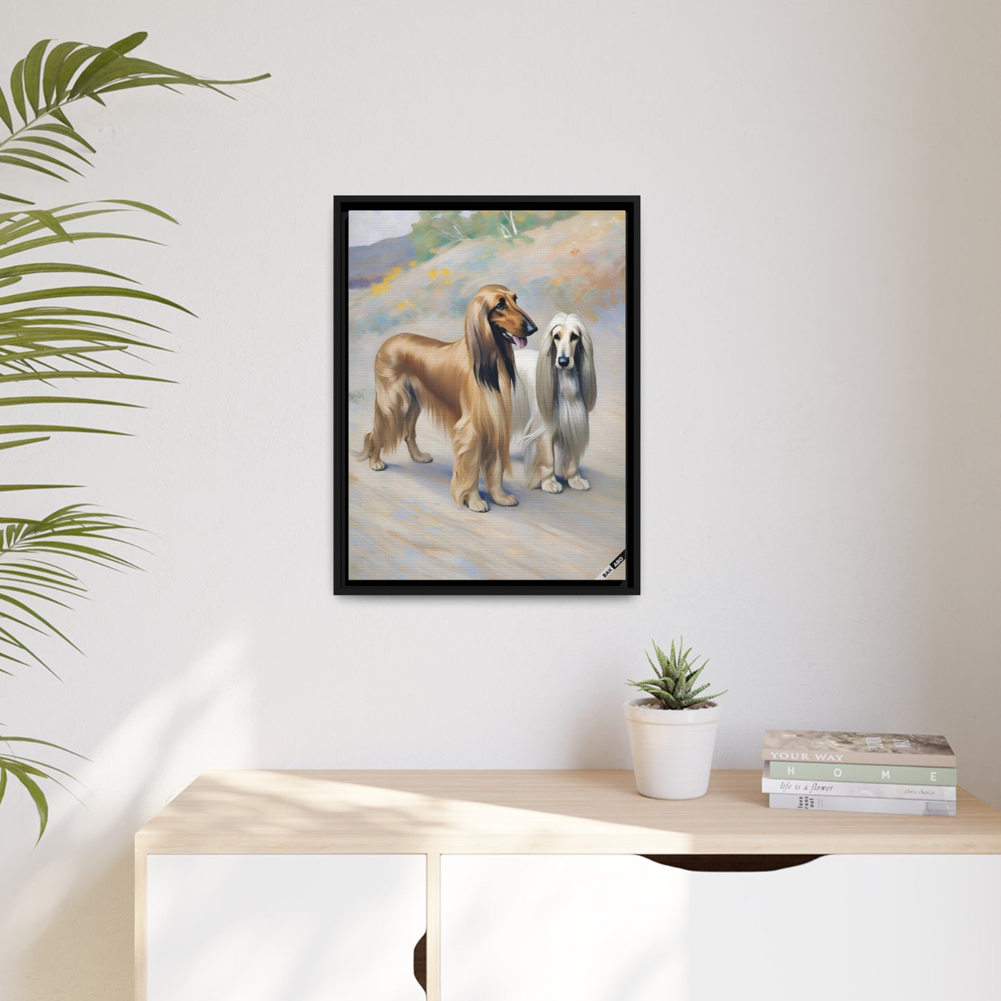 Afghan Greyhound (BKS)🐶Canvas