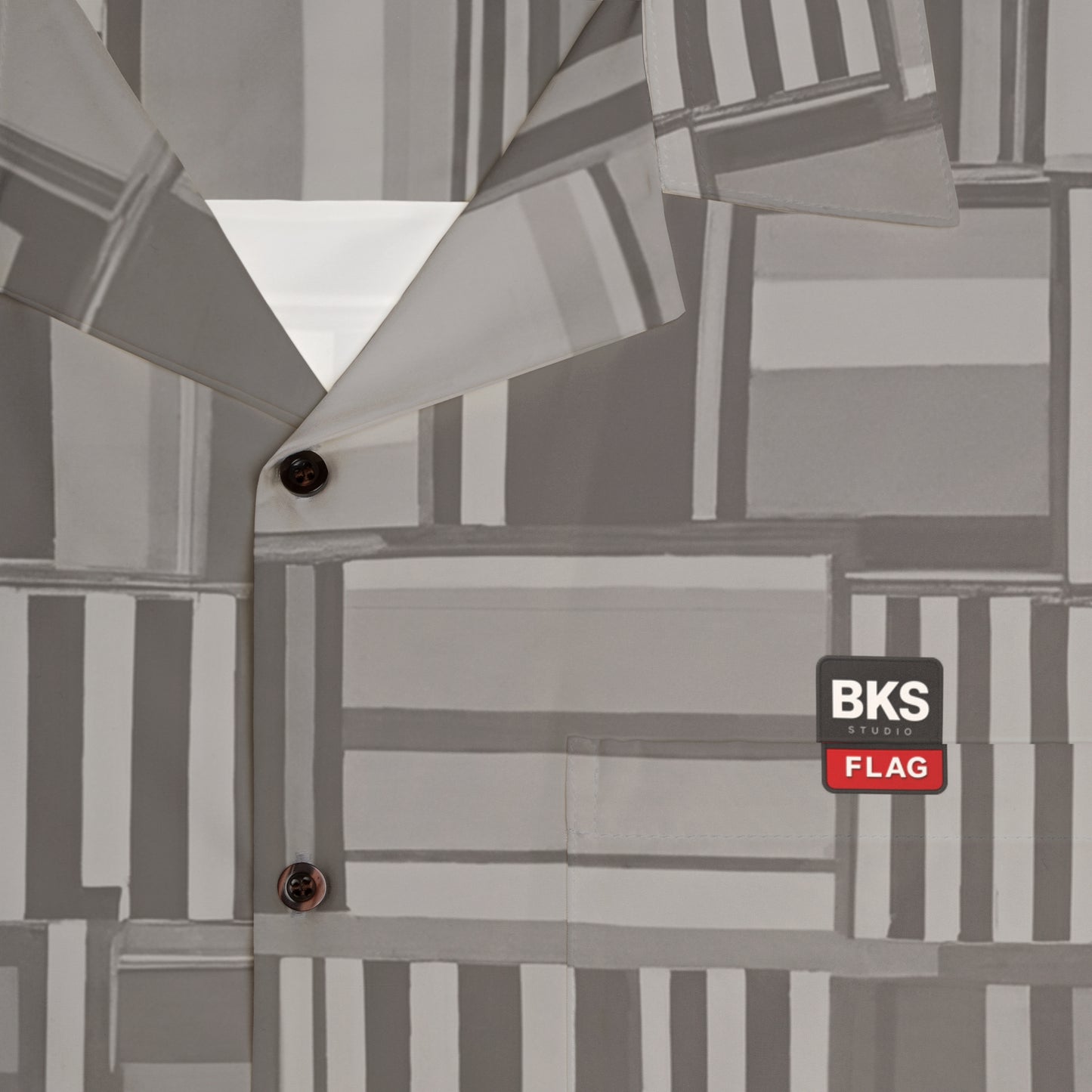 BKS Flag Hawaiian Grey™ Hawaiian Shirt