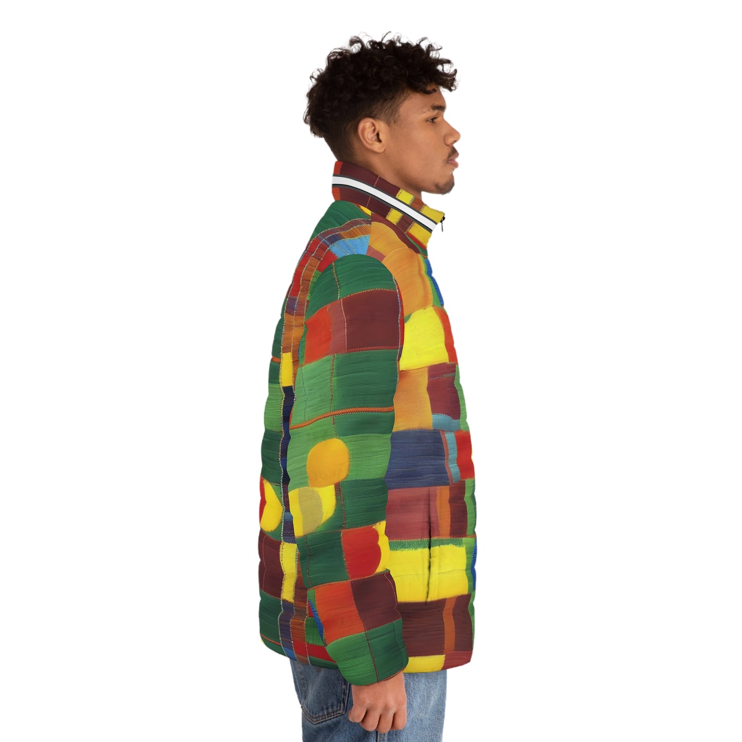 Patchwork Person 🧵(BKS) Puffer Jacket