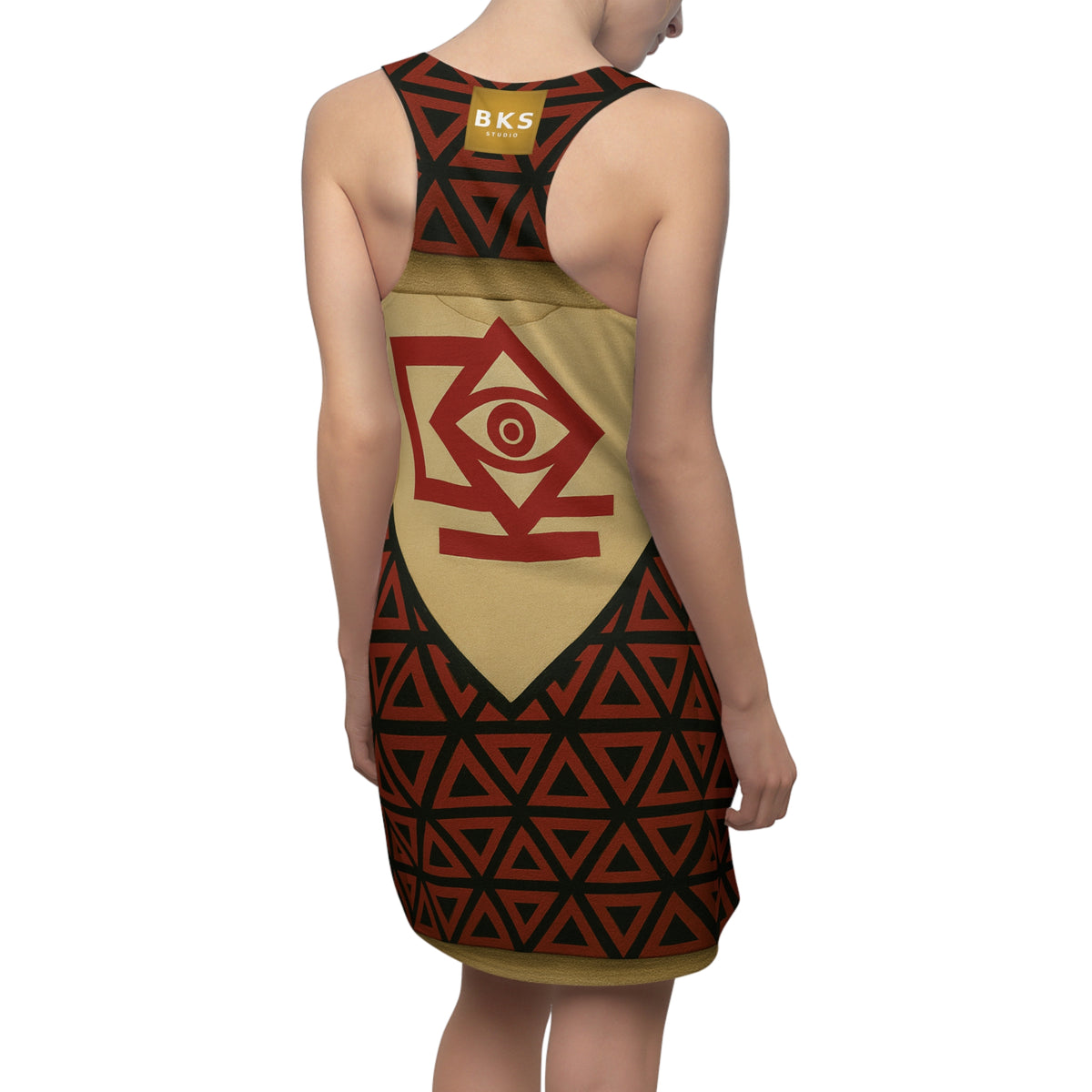 Flag Prism™ Racerback Dress — flat lay