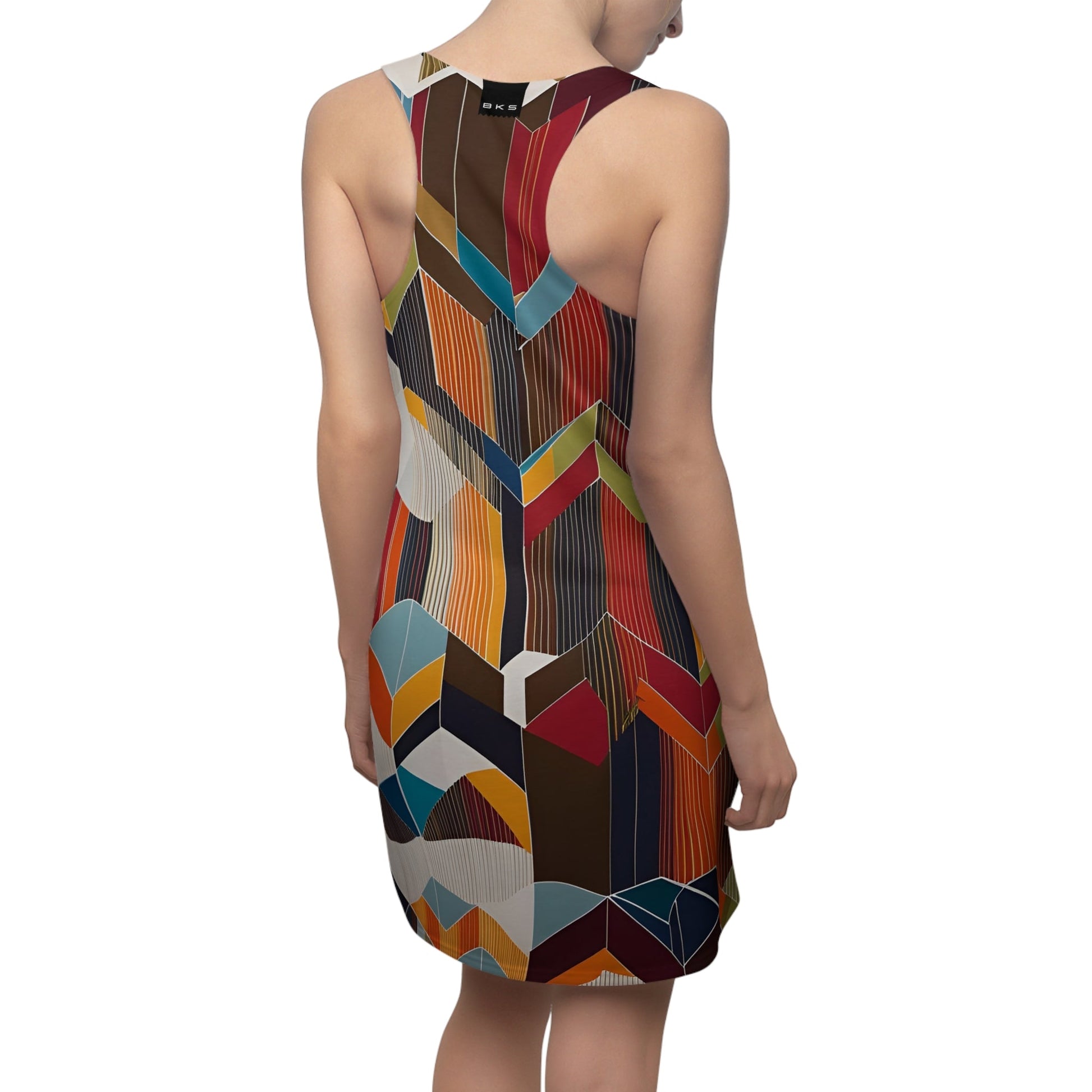 BKS Flag Prism™ Racerback Dress Printify bakabo.club