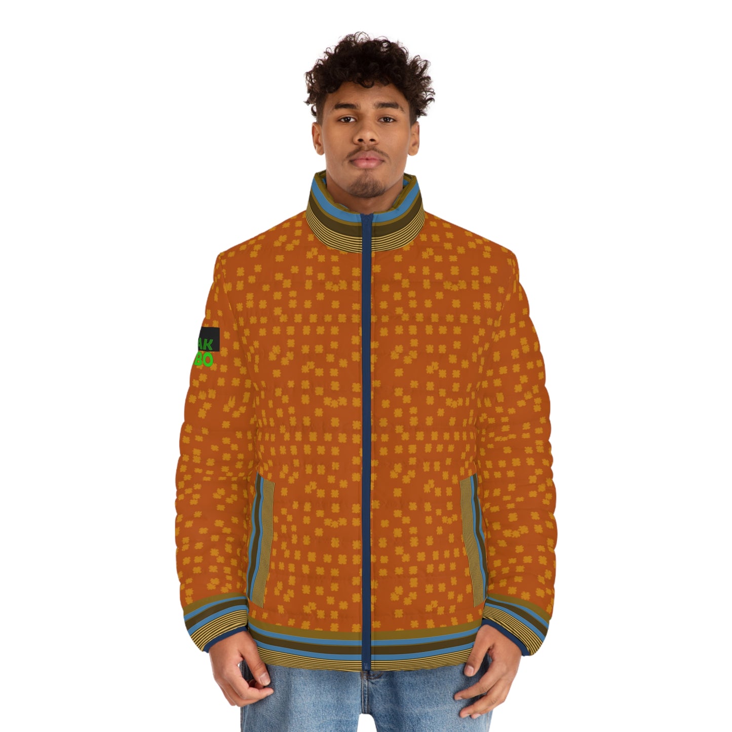 Orange X (BKS)🧥Veste matelassée