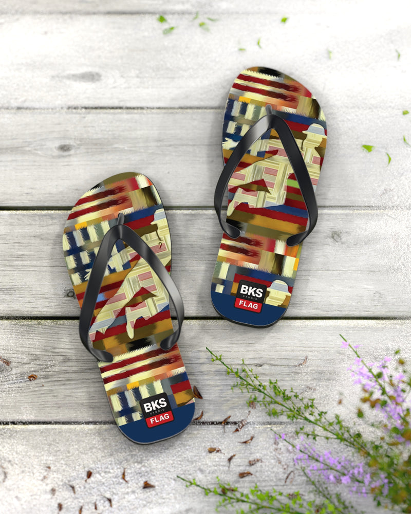 BKS Flag Colorblock Red™ Flip Flops