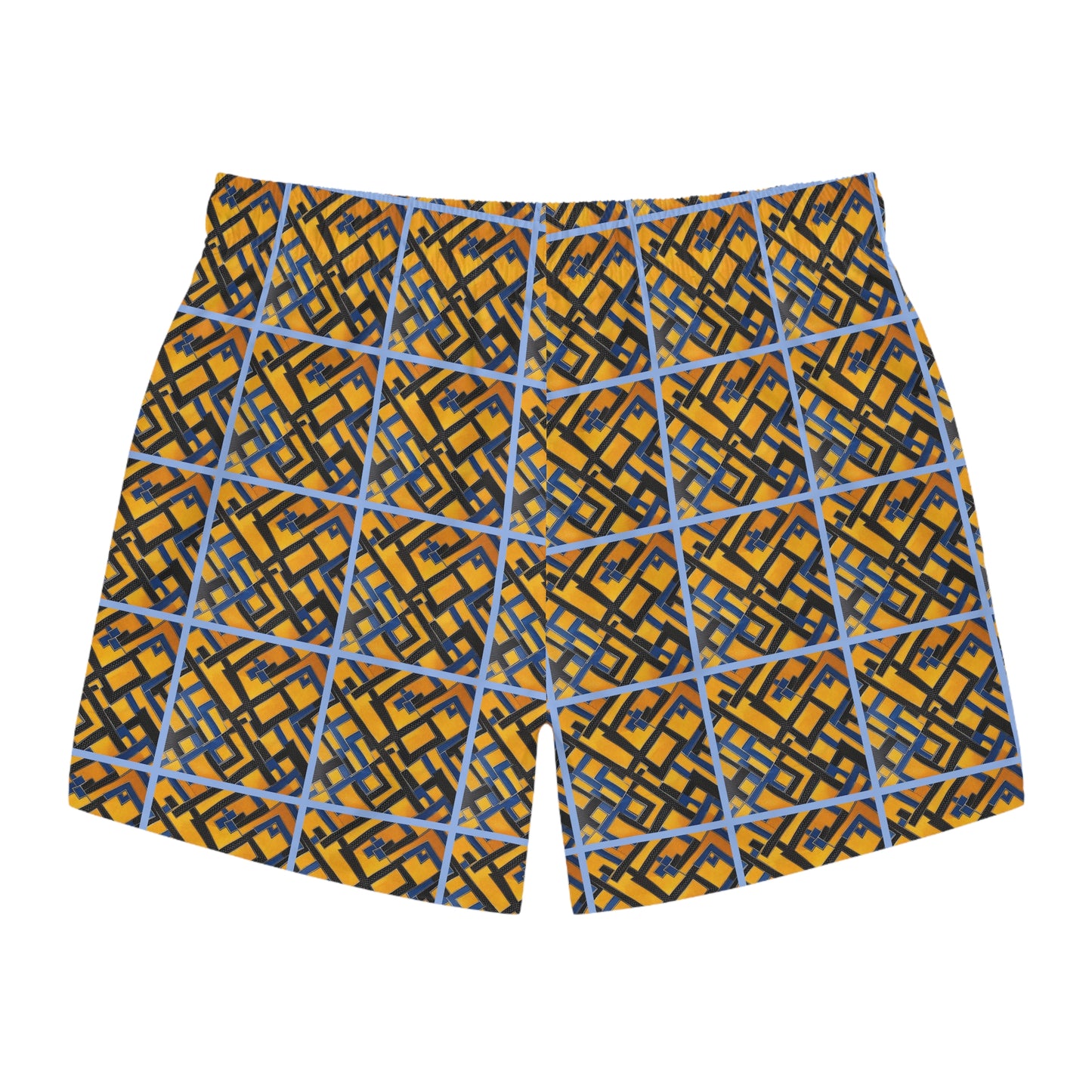 Convoluted square pattern (BKS)⏹️Swim Trunks