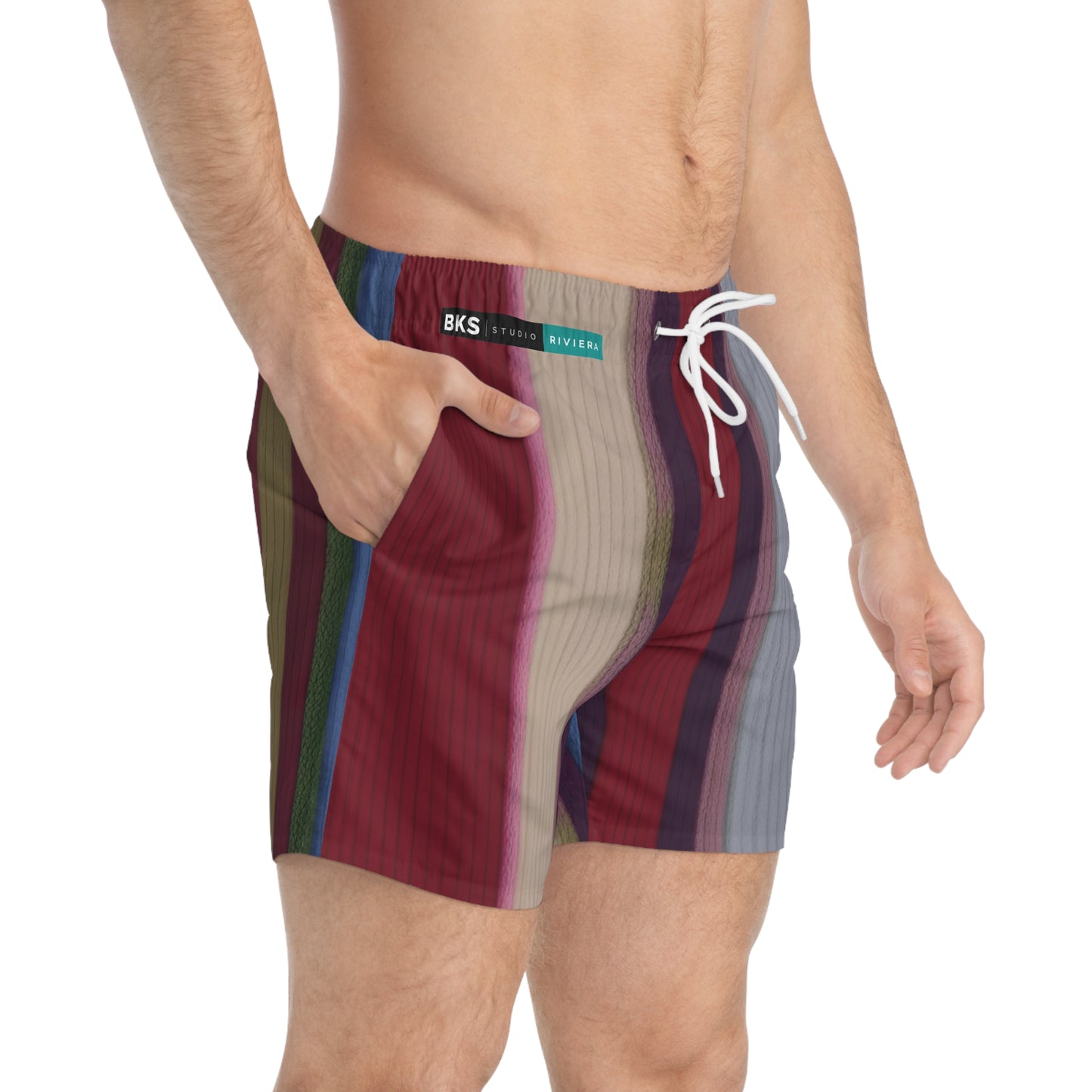 BKS Riviera Striped Multicolor™ Swim Trunks