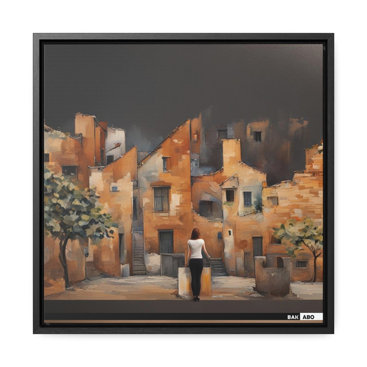 Modern Wall Reverie (BKS)🧱Canvas