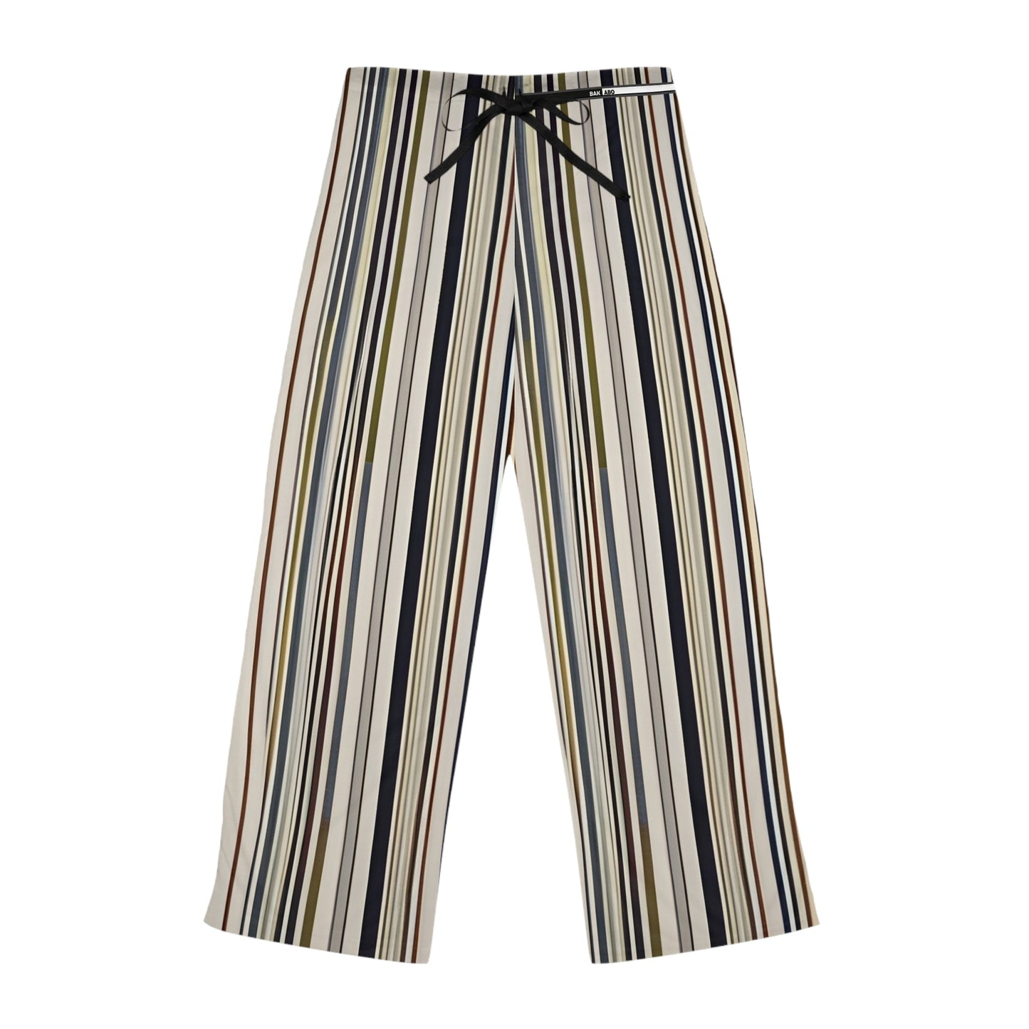 Striped Lounge Pajama Pants — Wide-Leg Cozy Sleepwear Printify bakabo.club
