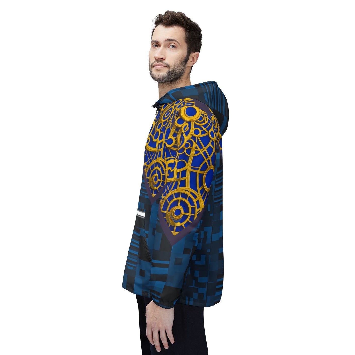 BKS Glyph Orbit™ Windbreaker Printify bakabo.club