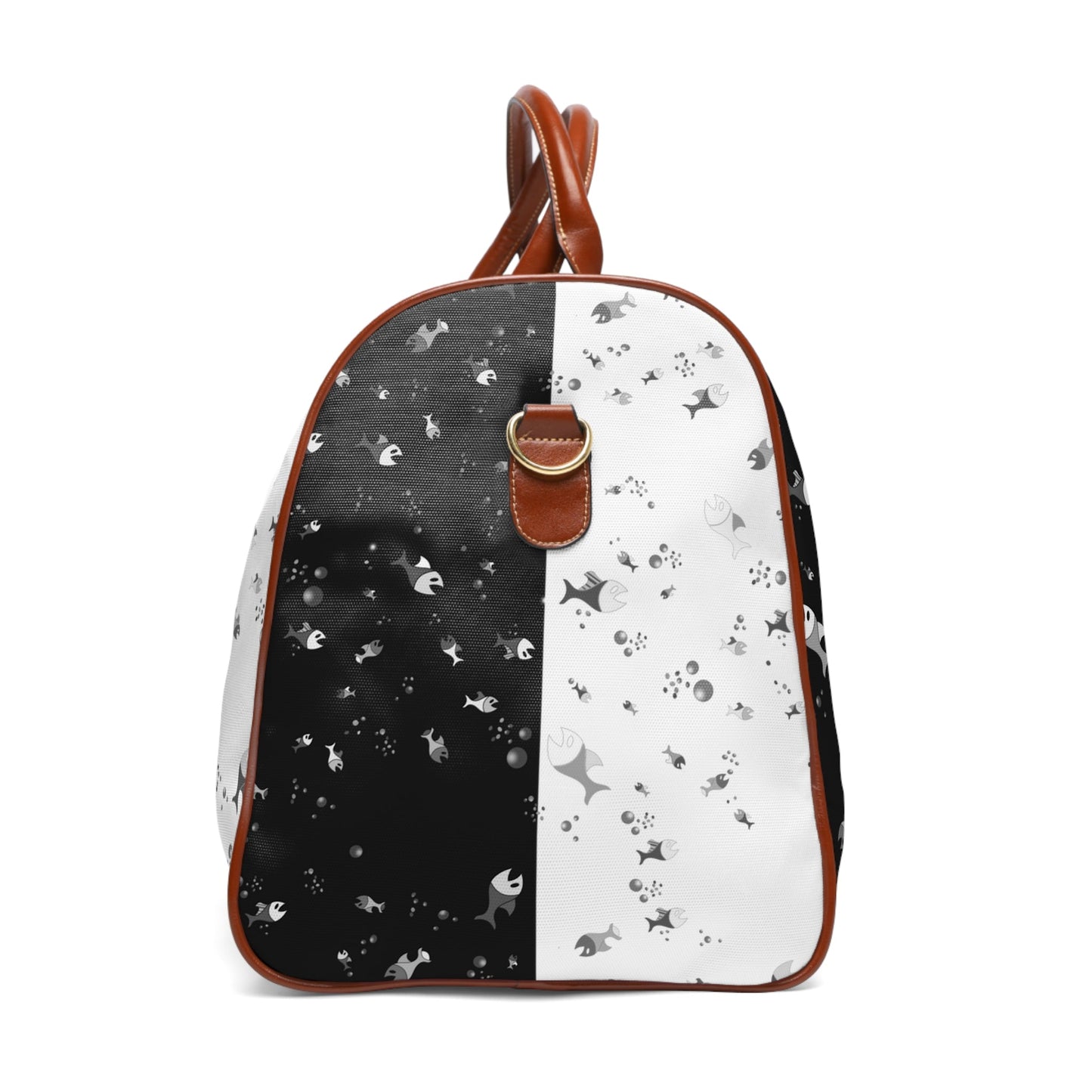 Starry Contrast Waterproof Travel Duffle Bag Printify bakabo.club