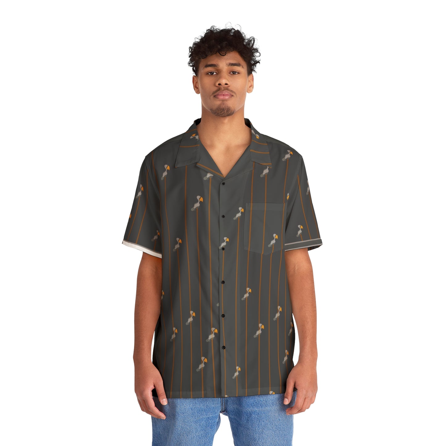 Fenicottero tropicale (BKS)🦩Camicia hawaiana