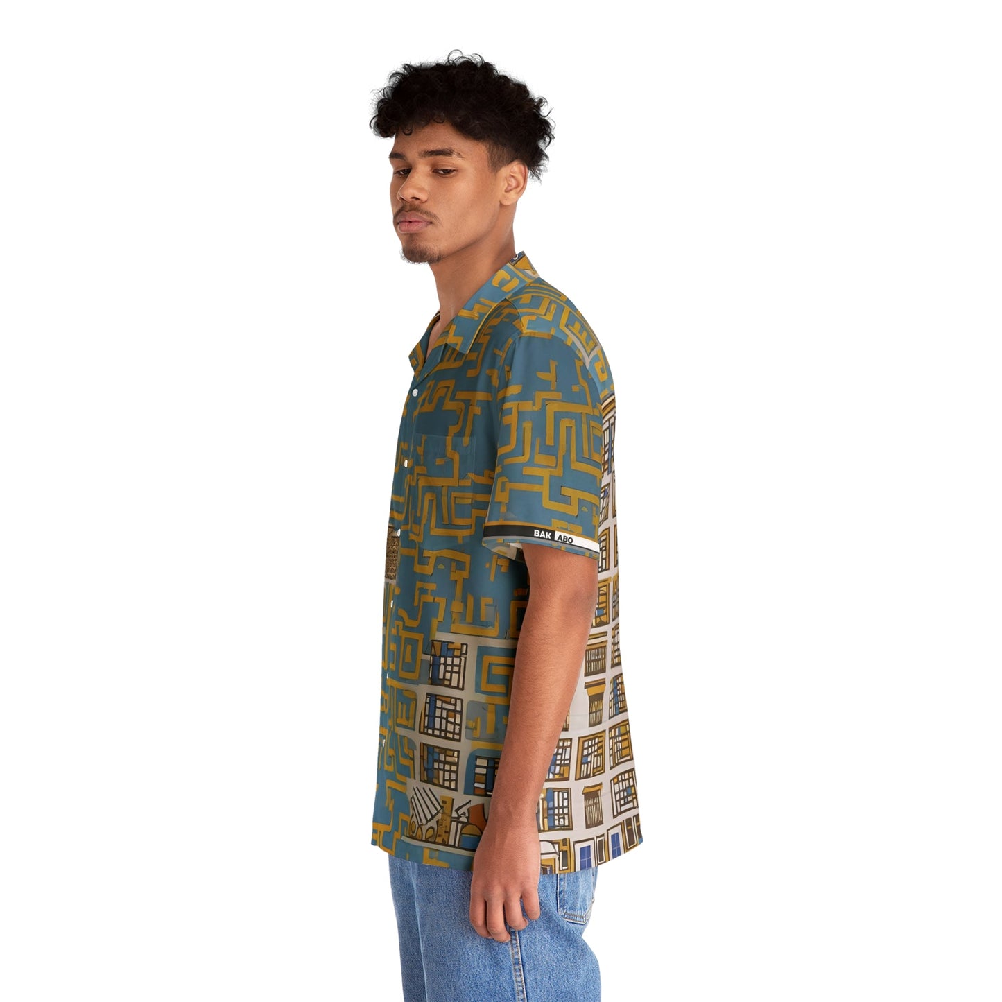 BKS Glyph City™ Hawaiian Shirt Printify bakabo.club