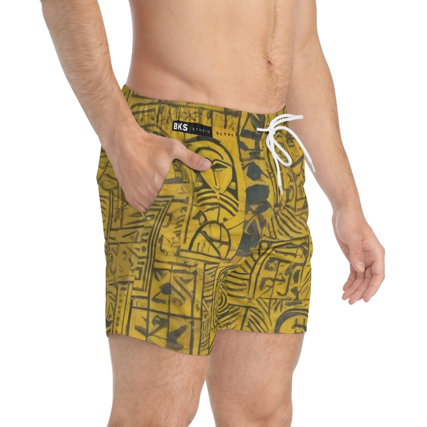 BKS Glyph Gold Mosaic™ Swim Trunks