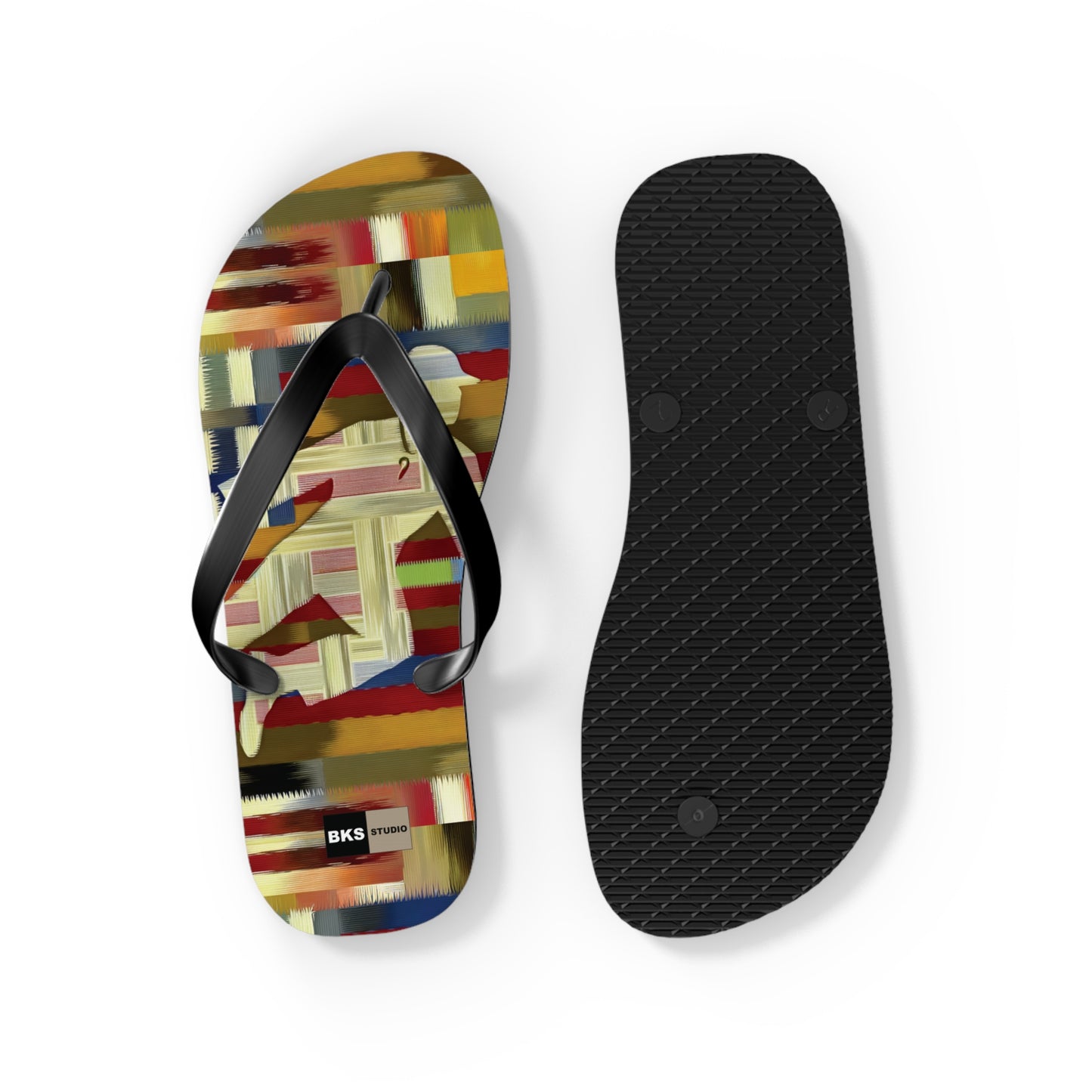 BKS Flag Colorblock Red™ Flip Flops